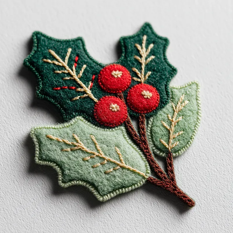Whimsical Felt Applique Stickers