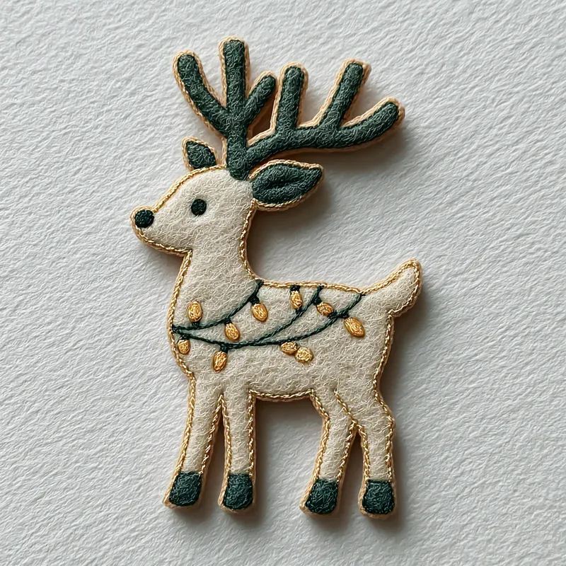 Whimsical Felt Applique Stickers