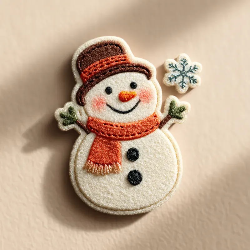 Whimsical Felt Applique Stickers