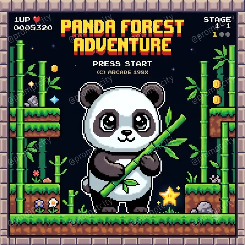8 Bit Illustrative Sprite Art