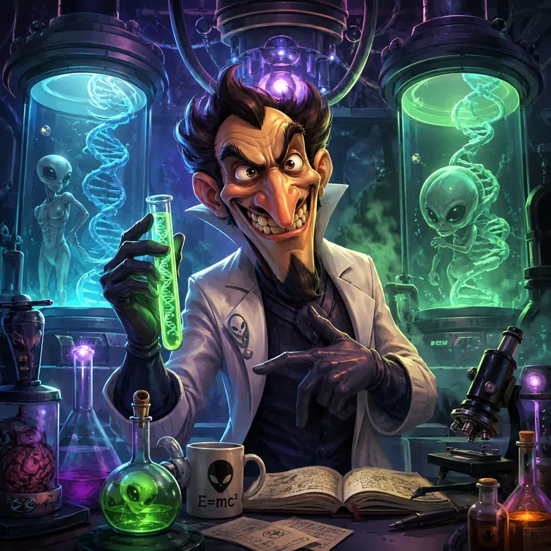 Mad Cartoon Scientists