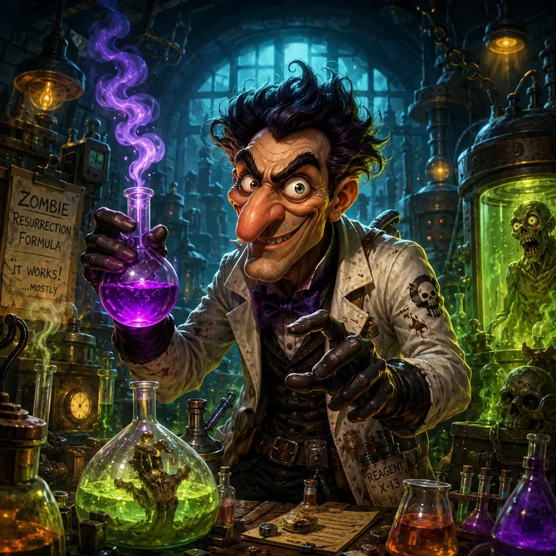 Mad Cartoon Scientists