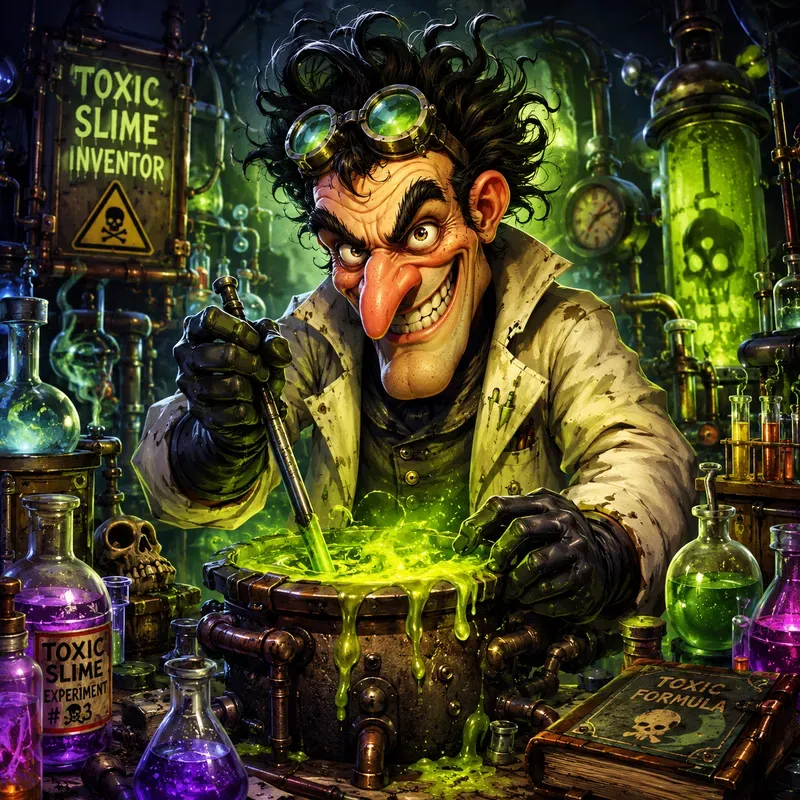 Mad Cartoon Scientists