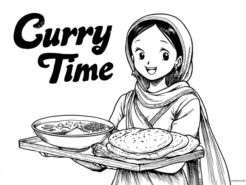 Food Style Coloring Pages