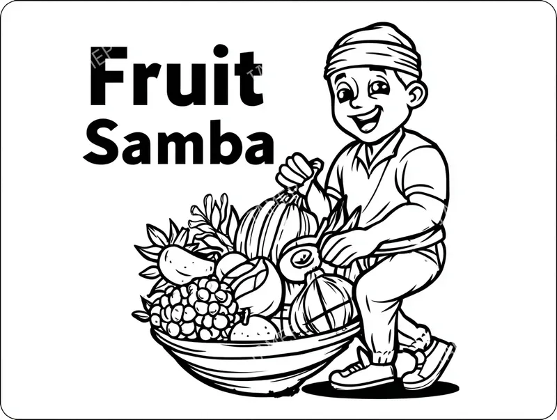 Food Style Coloring Pages