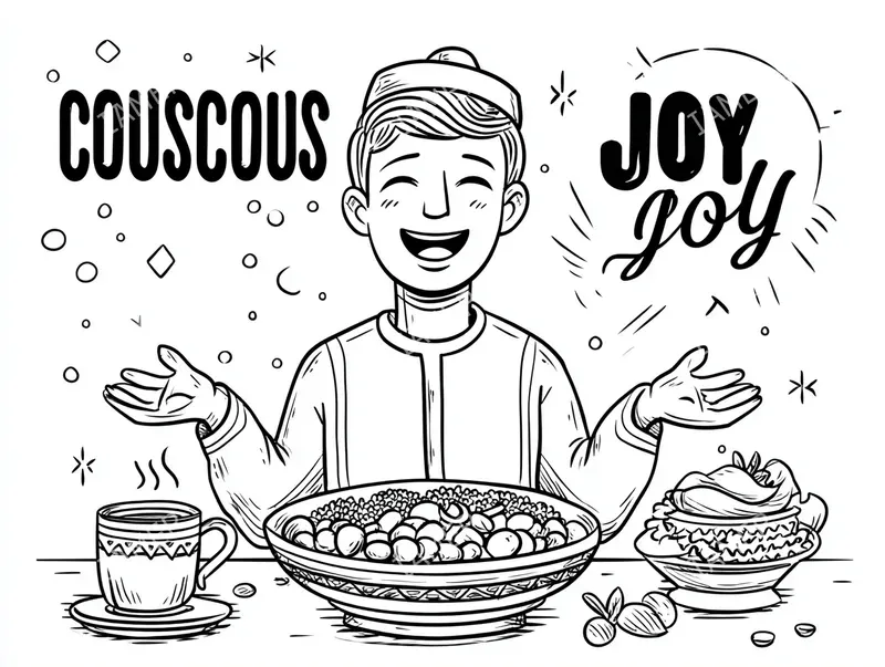 Food Style Coloring Pages