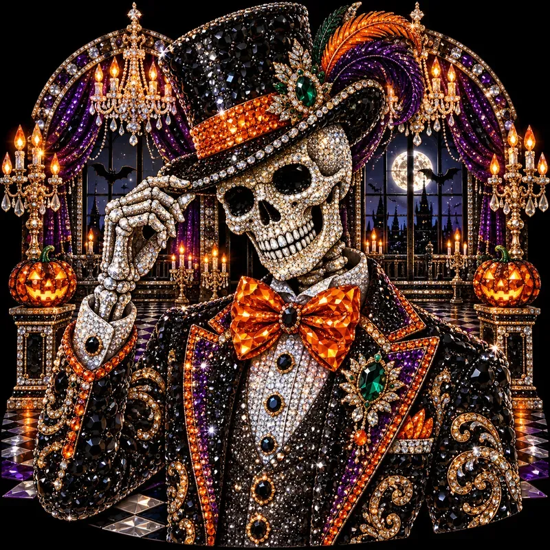 Luxury Halloween Rhinestones