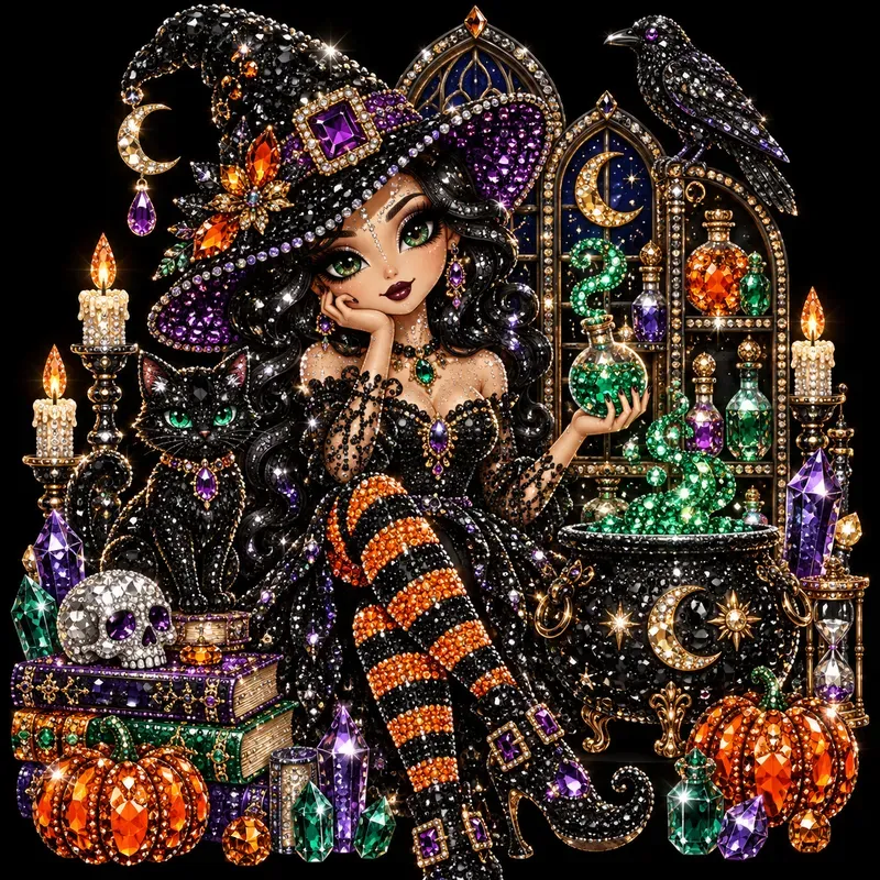 Luxury Halloween Rhinestones