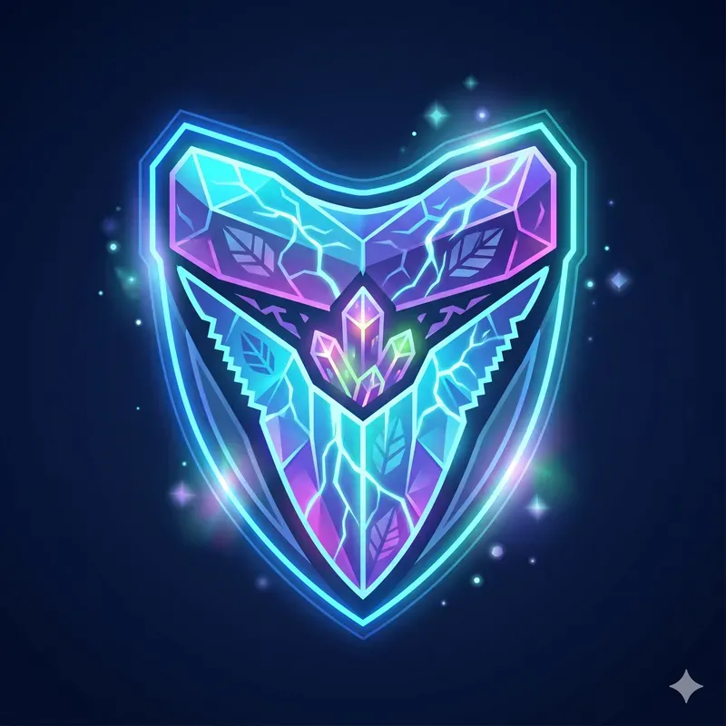 Modern Neon Fossil Emblems
