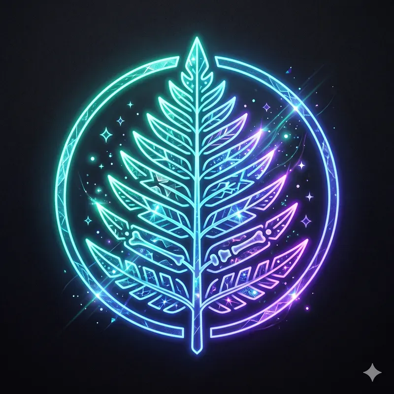 Modern Neon Fossil Emblems