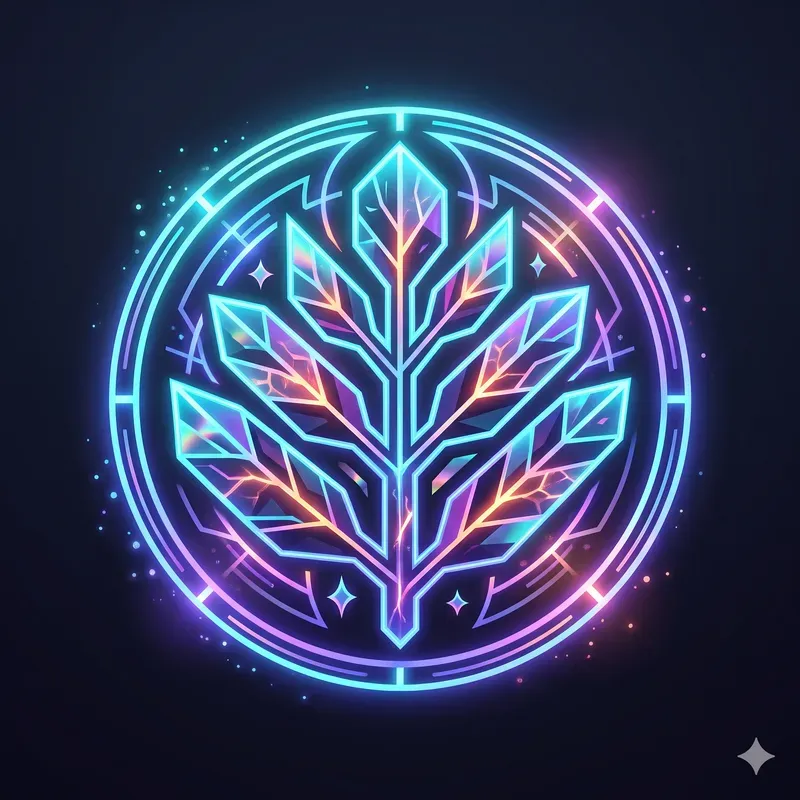 Modern Neon Fossil Emblems