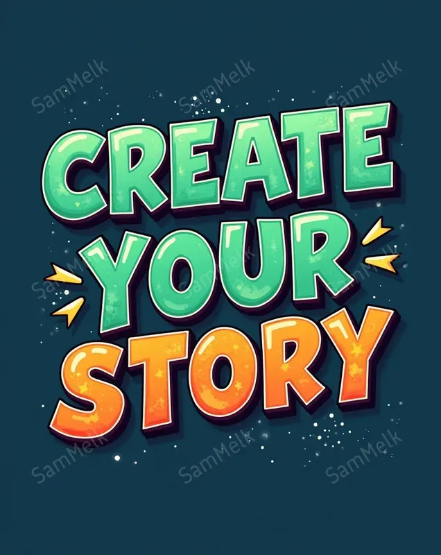 Vibrant Cartoon Lettering Designs