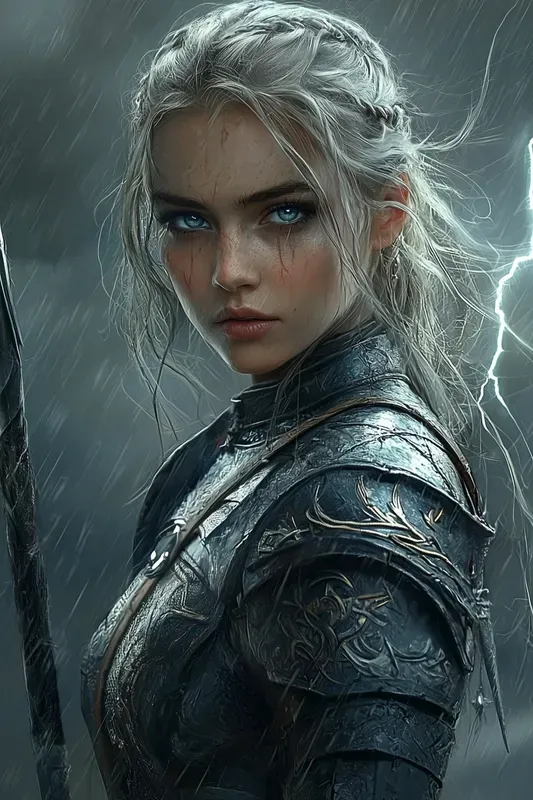 Epic Fantasy Storm Valkyrie Portraits