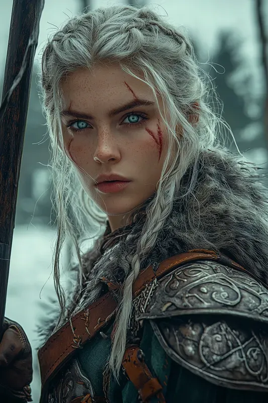 Epic Fantasy Storm Valkyrie Portraits
