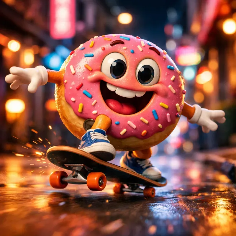 Whimsical 3D Street Characters