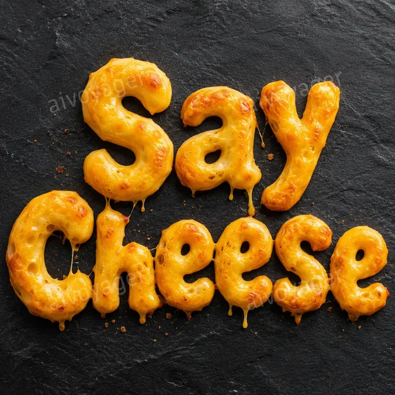 Food Lettering Text Generator