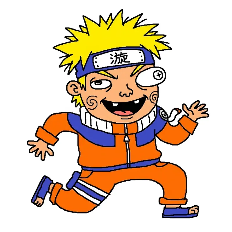 Funny Anime Caricature Meme Characters