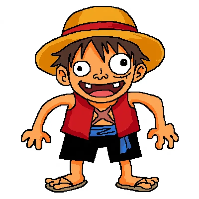 Funny Anime Caricature Meme Characters