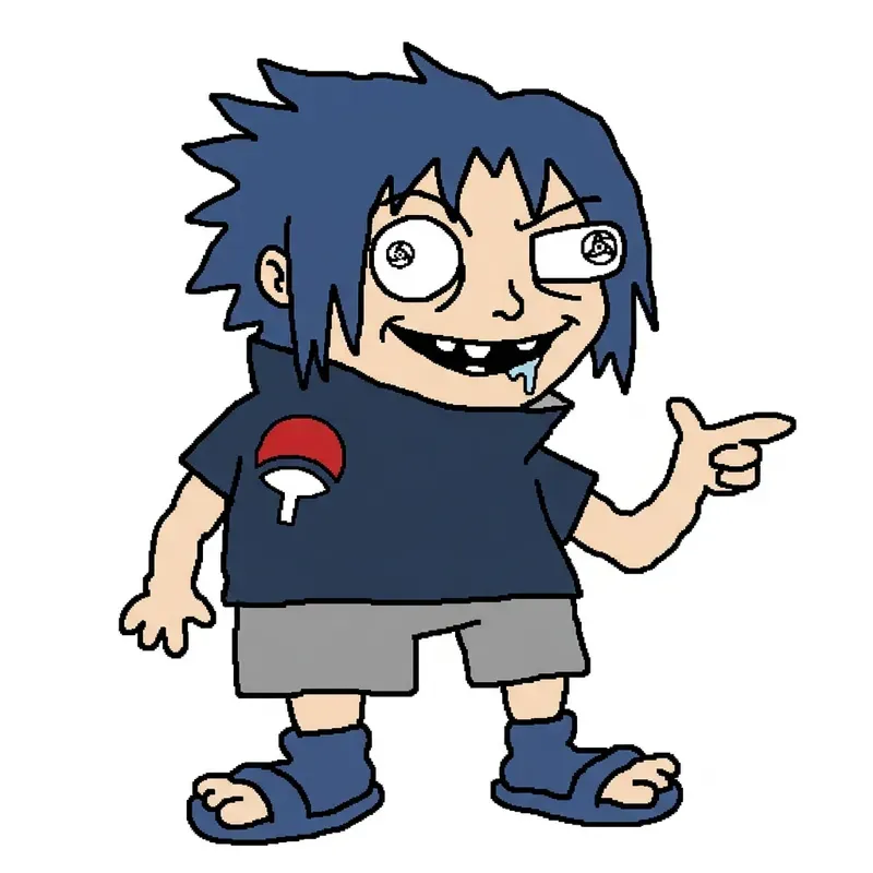 Funny Anime Caricature Meme Characters