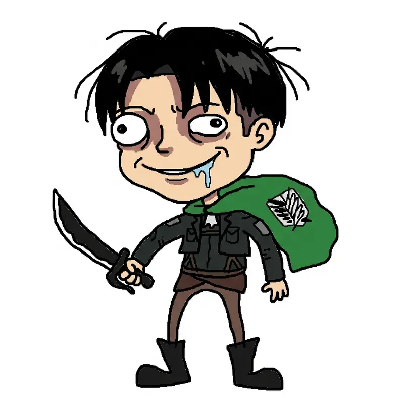 Funny Anime Caricature Meme Characters