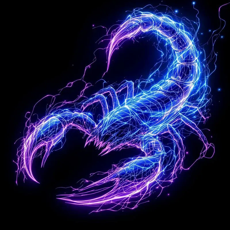Neon Energy Cyberpunk Dark Fantasy Art