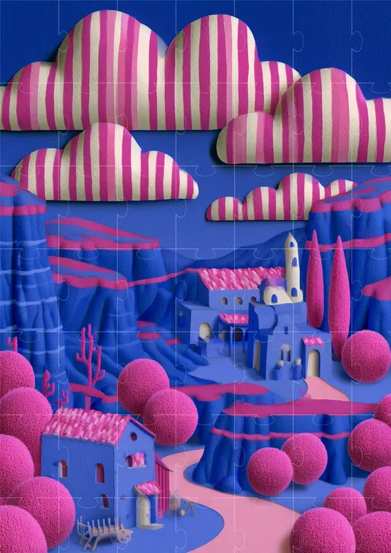 Retro Folk Fantasy Posters