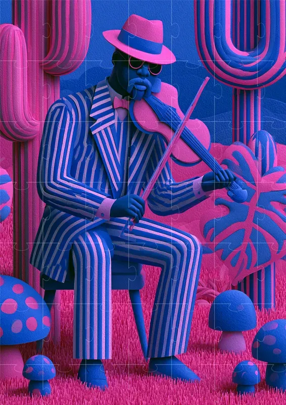 Retro Folk Fantasy Posters