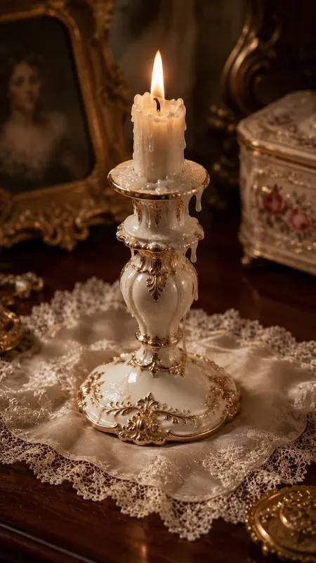 Vanity Photorealistic Porcelain Objects