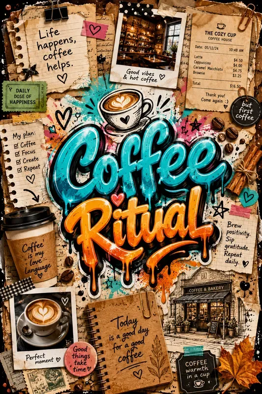Vibrant Junk Journal Collage Kits