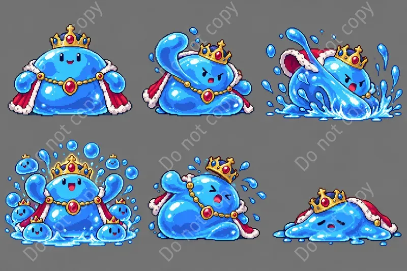 Pixel Art Boss Battle Sprite Sheets