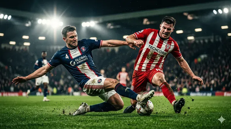 Cinematic Football Action Style