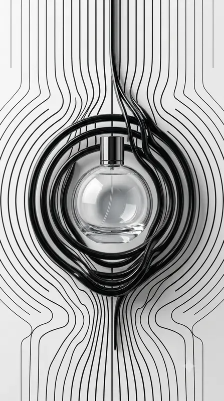 Cymatic Ripple Blueprint Art