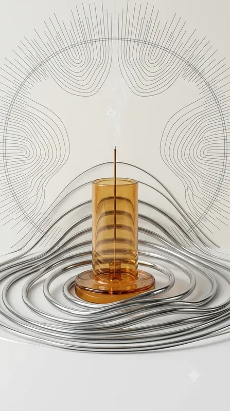 Cymatic Ripple Blueprint Art