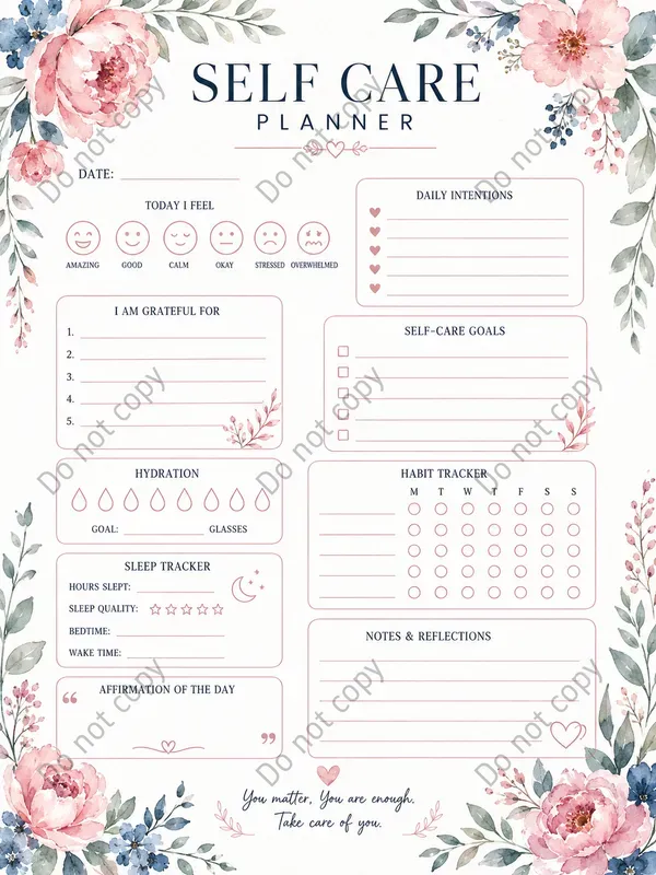 Watercolor Planner Dashboards