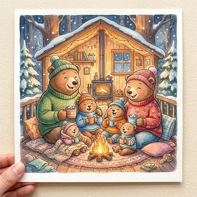 Cozy Watercolor Animals