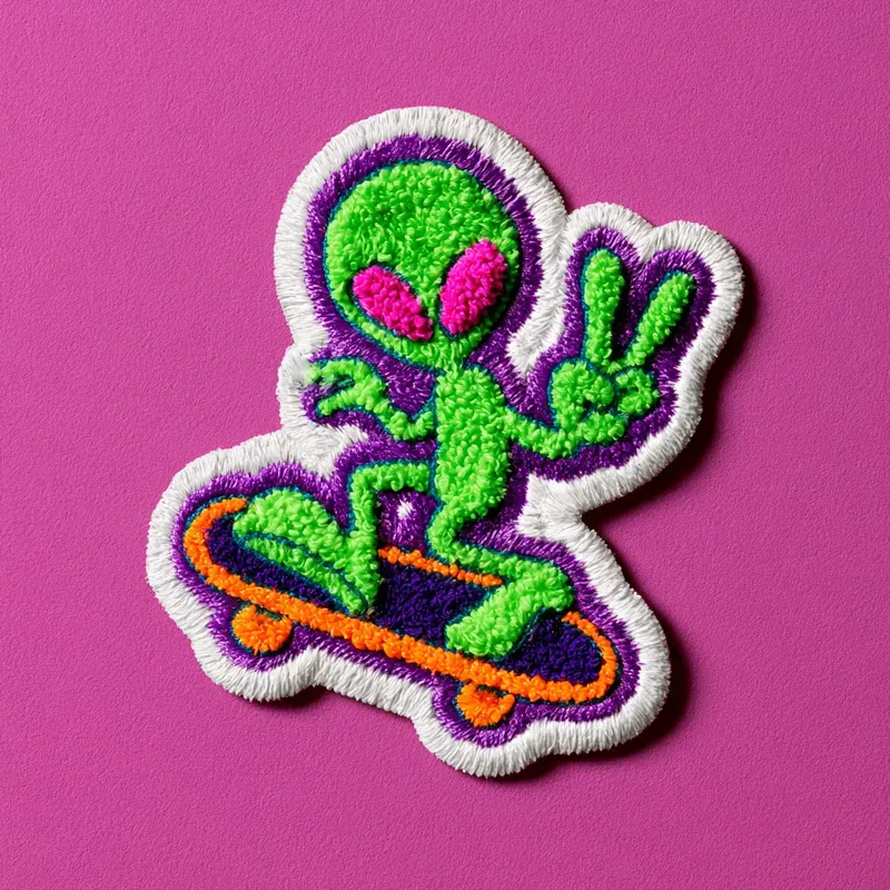 Retro Chenille Embroidery Patch Studios