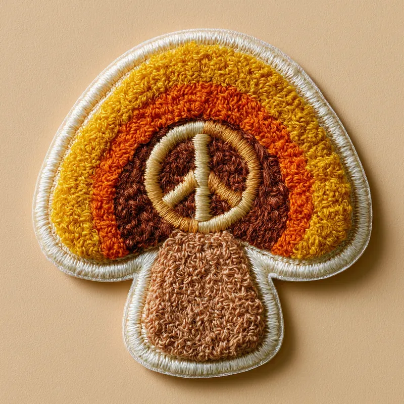 Retro Chenille Embroidery Patch Studios