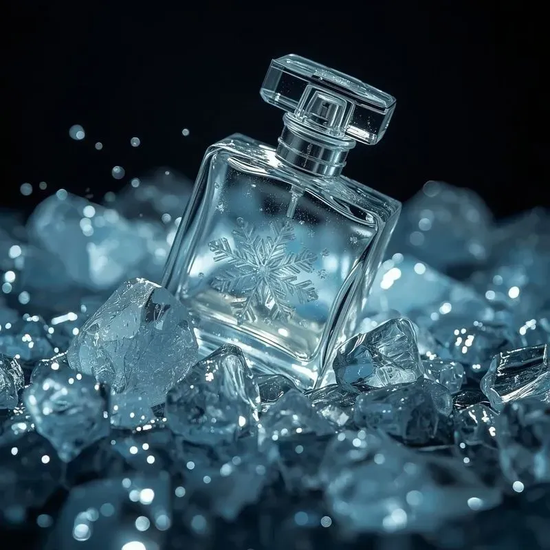 Luxury Perfume Bottle Splash Ads