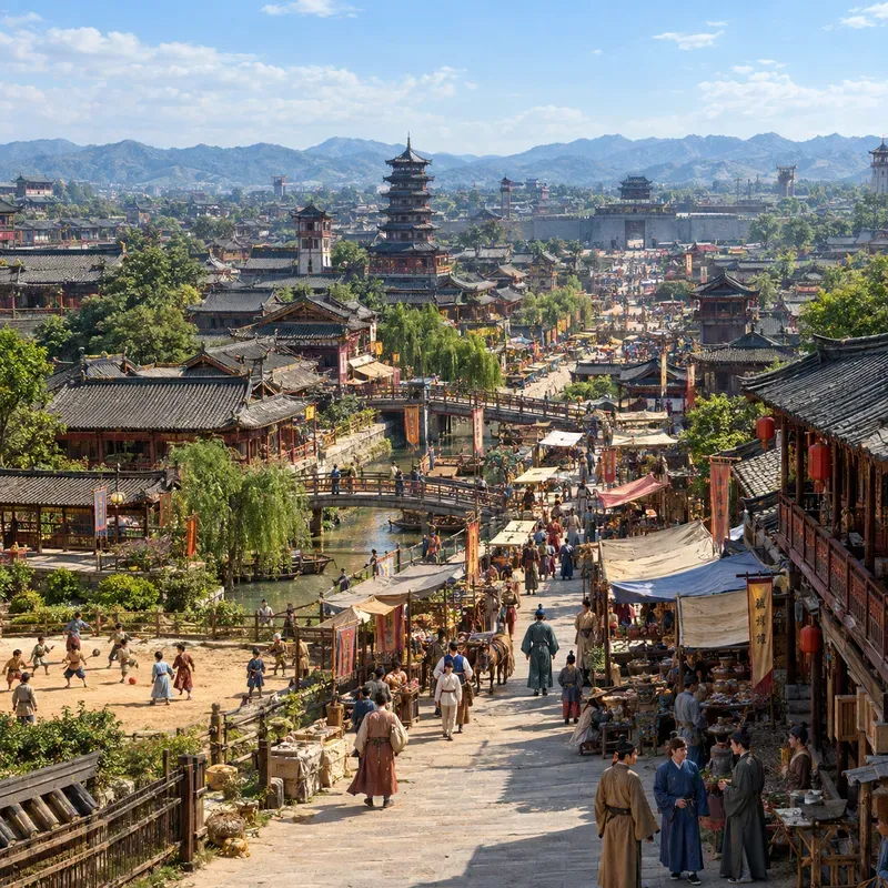 Ultra Realistic Village Scene Builders