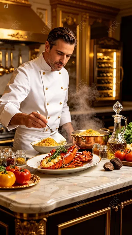 Royal Kitchen Cooking Scene Generator