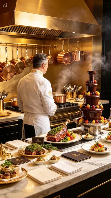 Royal Kitchen Cooking Scene Generator