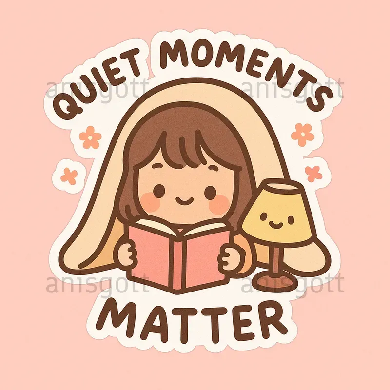 Cute Girl Selfcare Affirmation Stickers