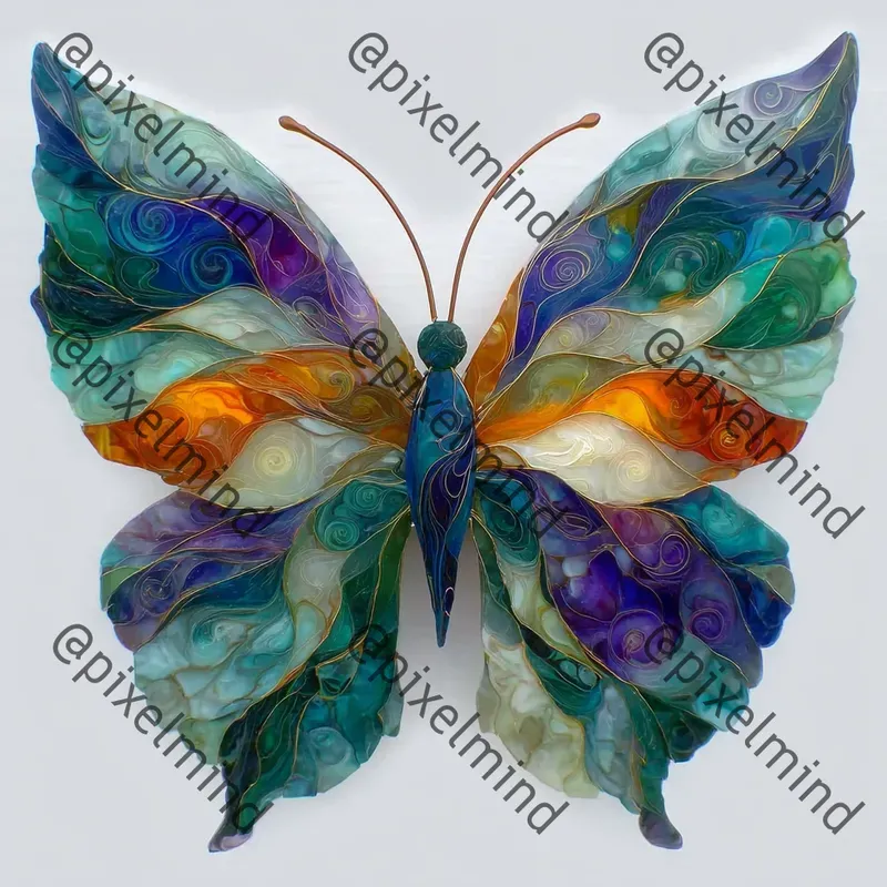 Winged Surreal Psychedelic Clipart Packs