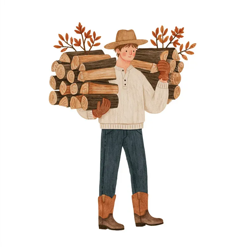Autumn Country Watercolor Cliparts