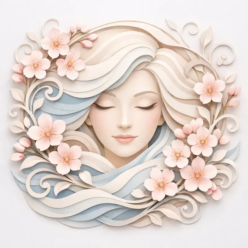 Elegant Paper Cut Portrait Generator