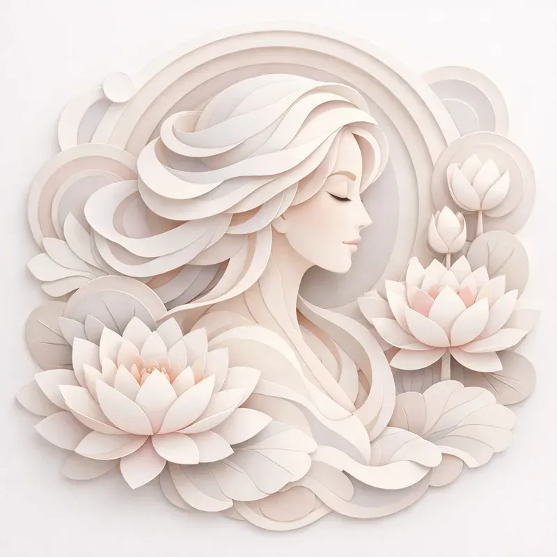 Elegant Paper Cut Portrait Generator