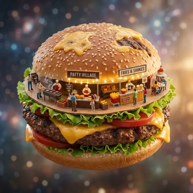Giant Food Planet Photography