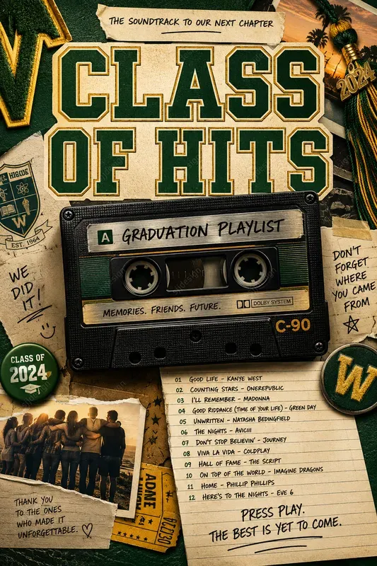 Playlist Memories Collage Art