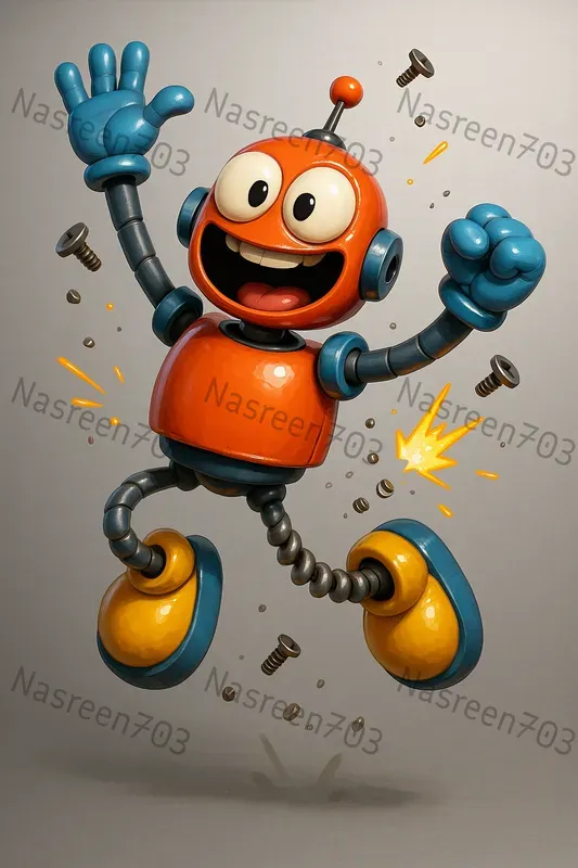 Whimsical 3D Funny Cartoon Characters