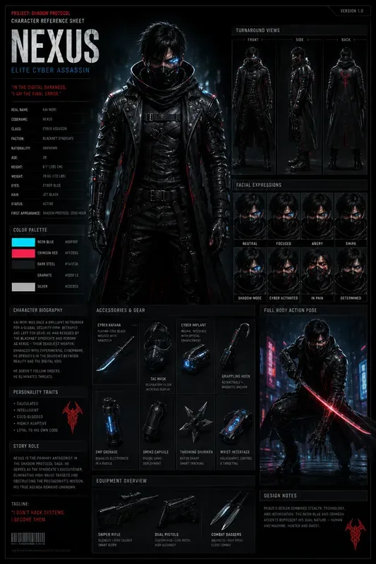 Cinematic Character Bibles